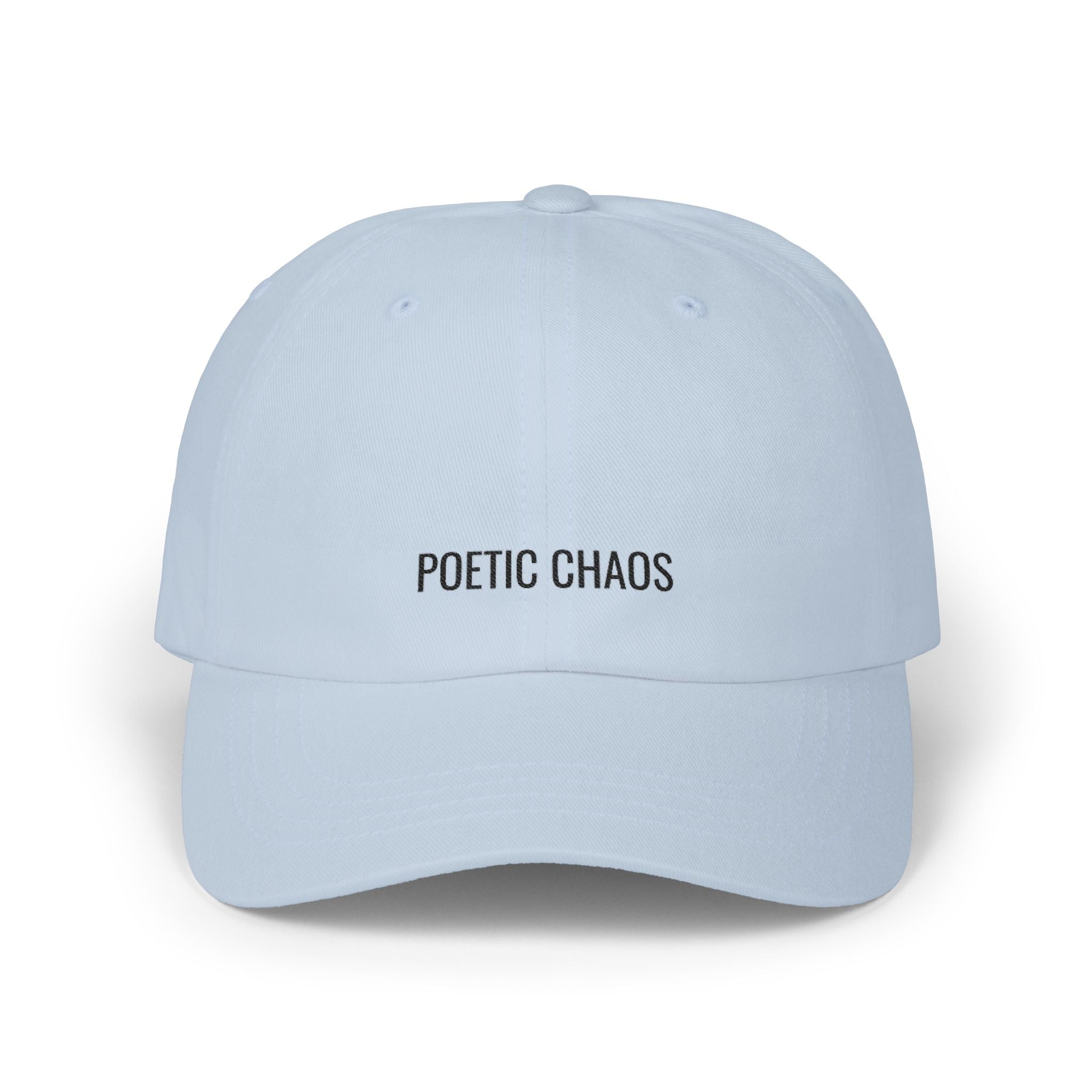 Poetic Chaos Dad Cap - Minimal Embroidered Baseball Hat