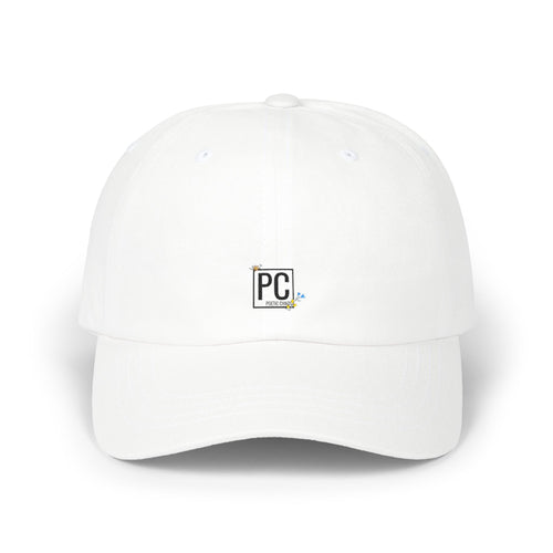 Dad Cap — 'PC' floral Logo & "Poetic Chaos" Embroidered Casual Baseball Hat