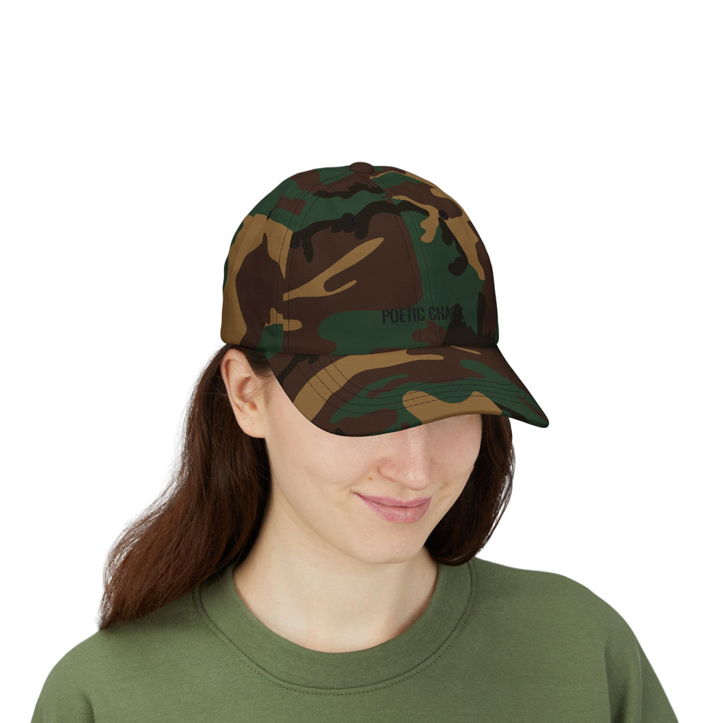 Poetic Chaos Dad Cap - Minimal Embroidered Baseball Hat