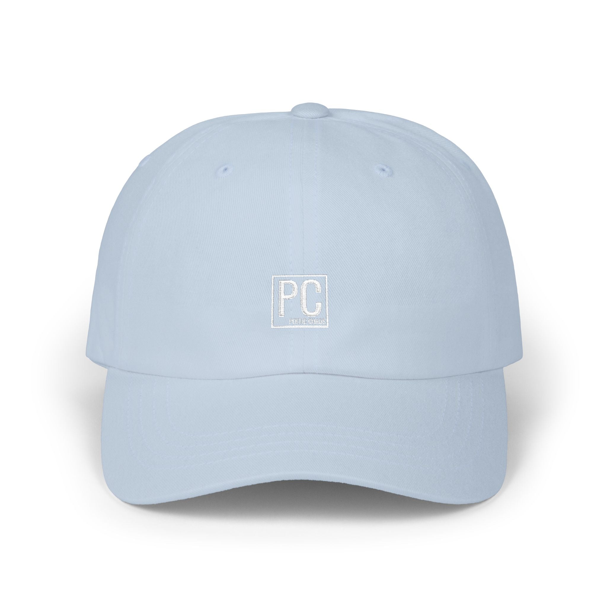 Poetic Chaos white label logo Dad Cap — Minimal Classic Embroidered Hat