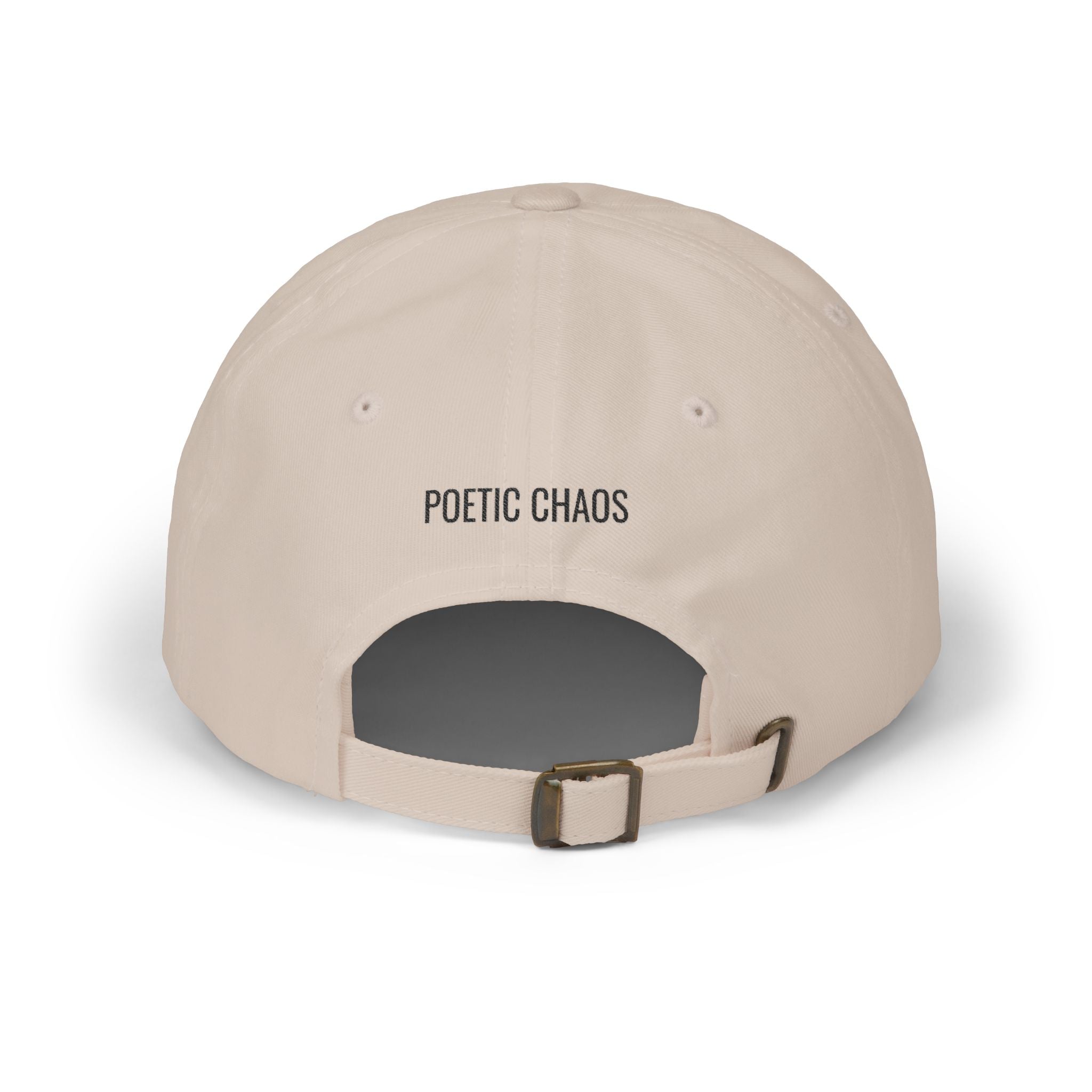 Poetic Chaos Classic Dad Cap — Minimal PC Logo Baseball Hat