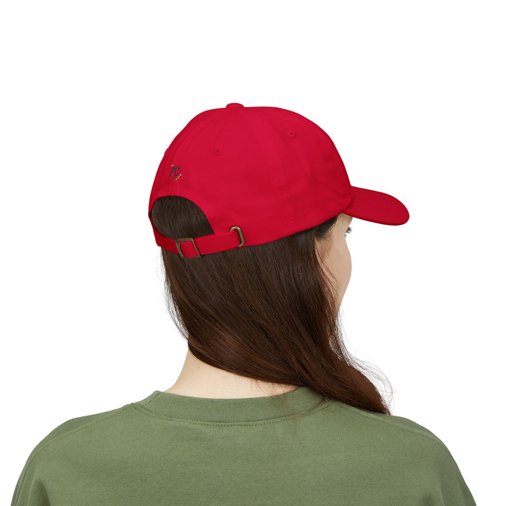 Dad Cap — "Poetic Chaos" Embroidered Floral Dad Hat