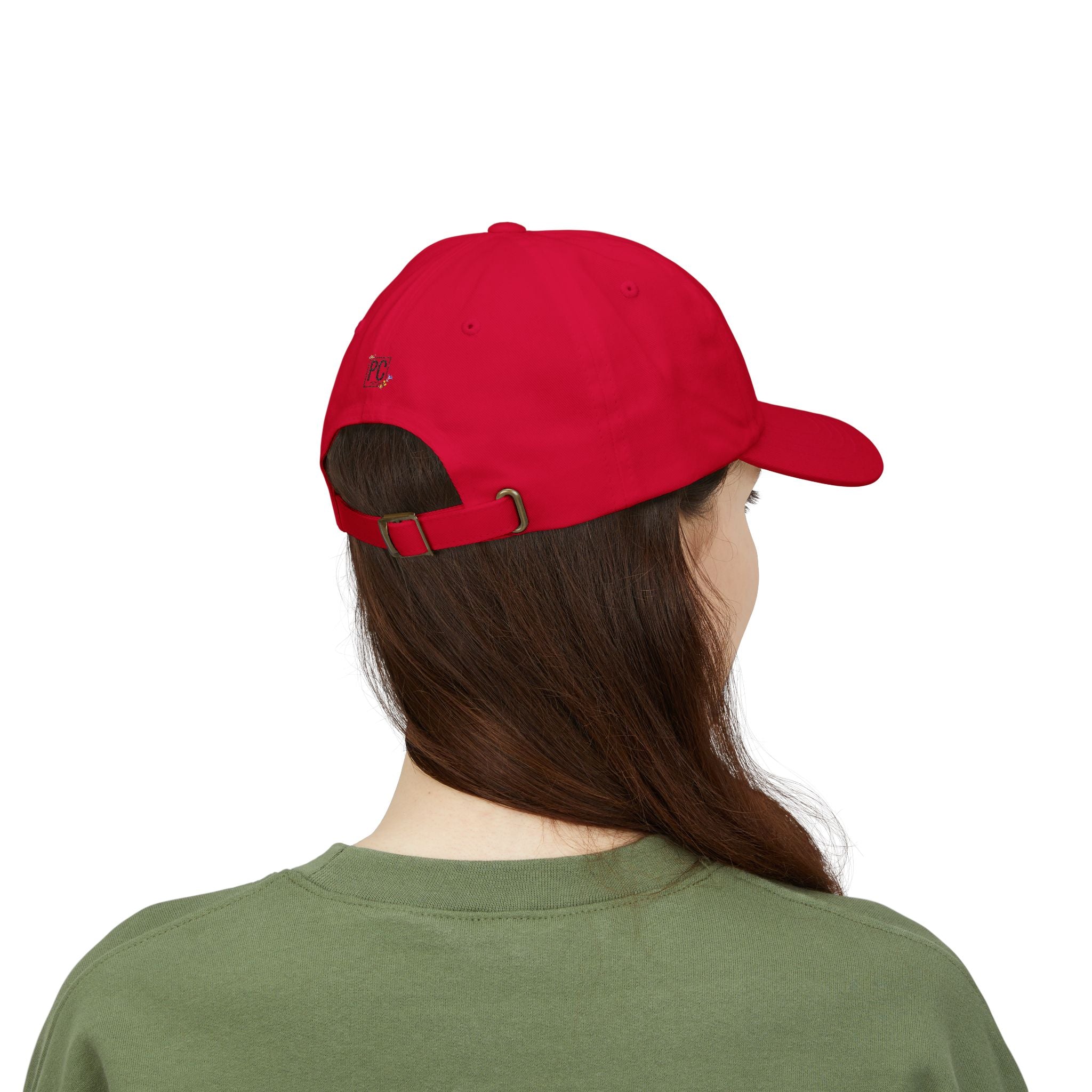 Dad Cap — "Poetic Chaos" Embroidered Floral Dad Hat