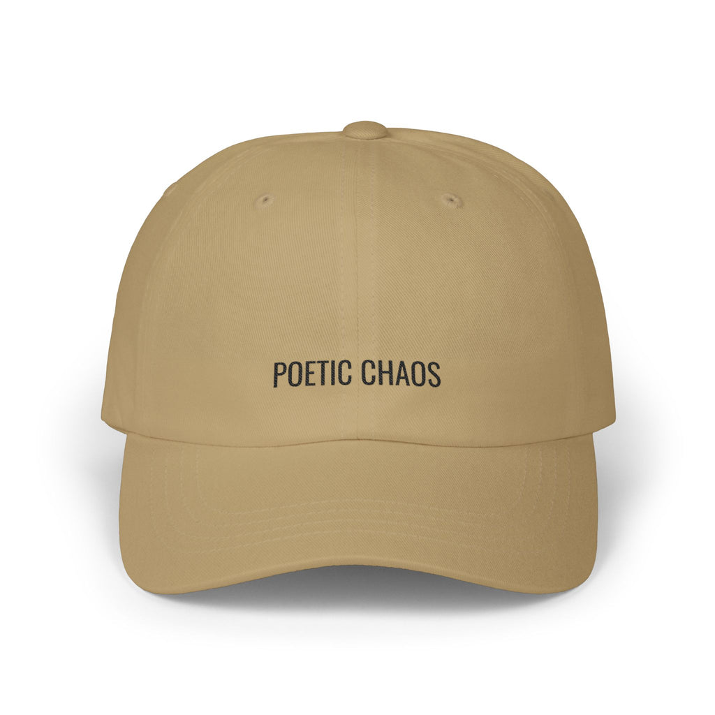 Poetic Chaos Dad Cap - Minimal Embroidered Baseball Hat