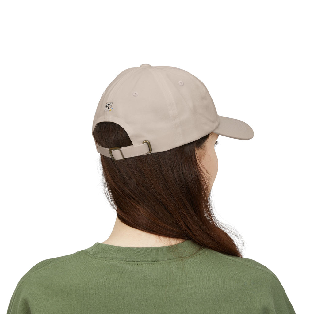 Dad Cap — "Poetic Chaos" Embroidered Floral Dad Hat