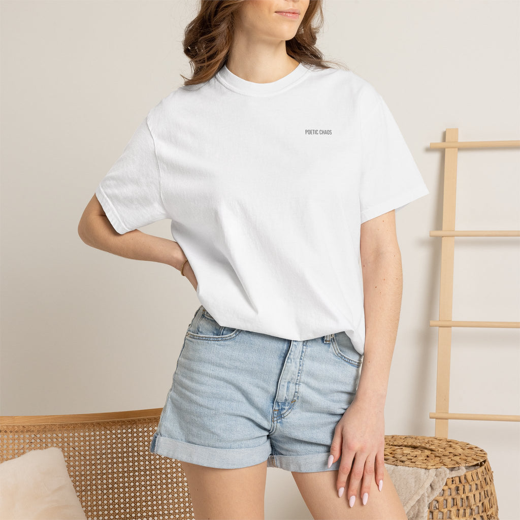 Poetic Chaos minimal t-shirt