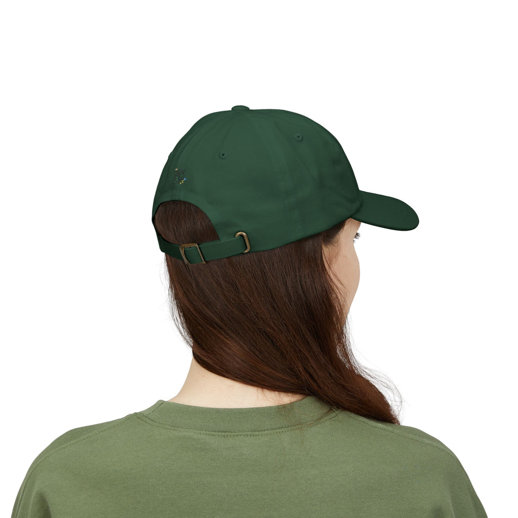 Dad Cap — "Poetic Chaos" Embroidered Floral Dad Hat