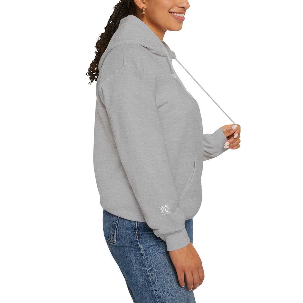 Poetic Chaos Hoodie — Minimal Black Streetwear Pullover white label