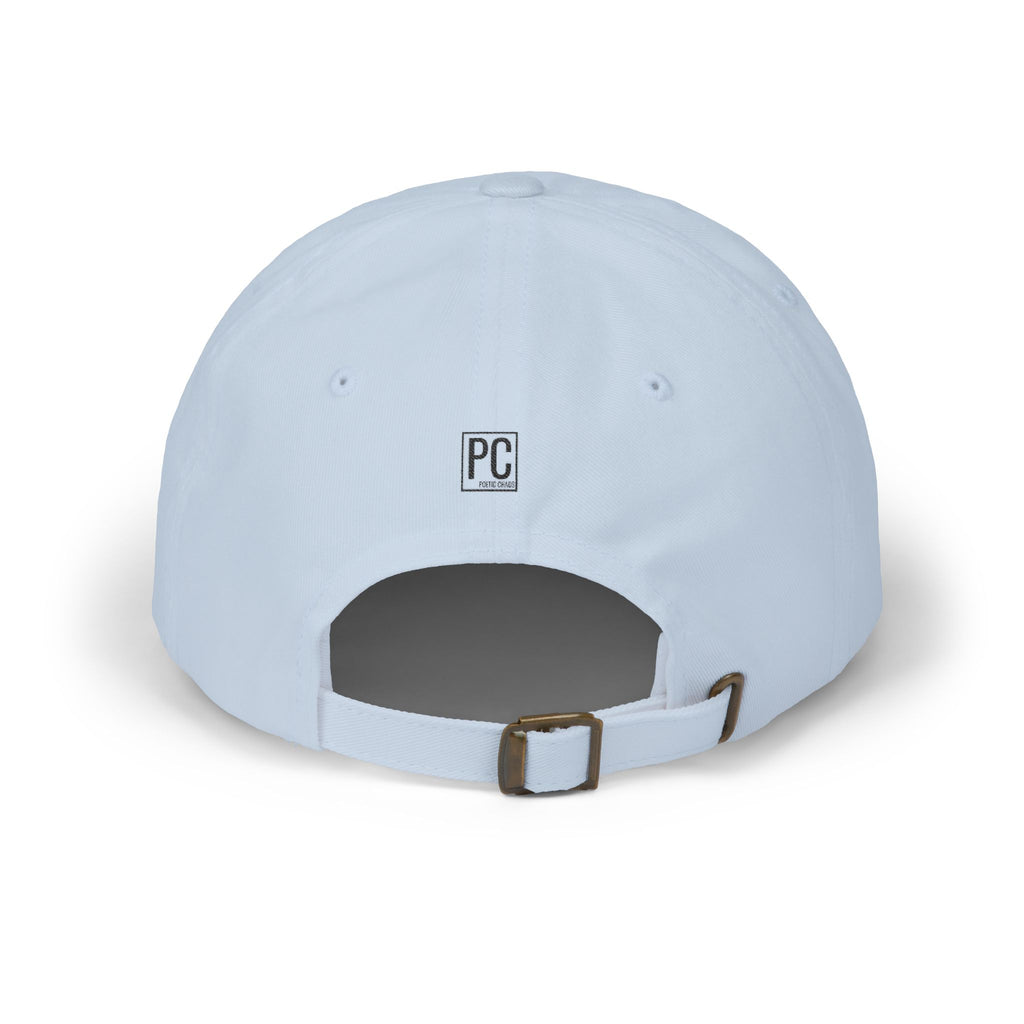 Poetic Chaos Dad Cap - Minimal Embroidered Baseball Hat