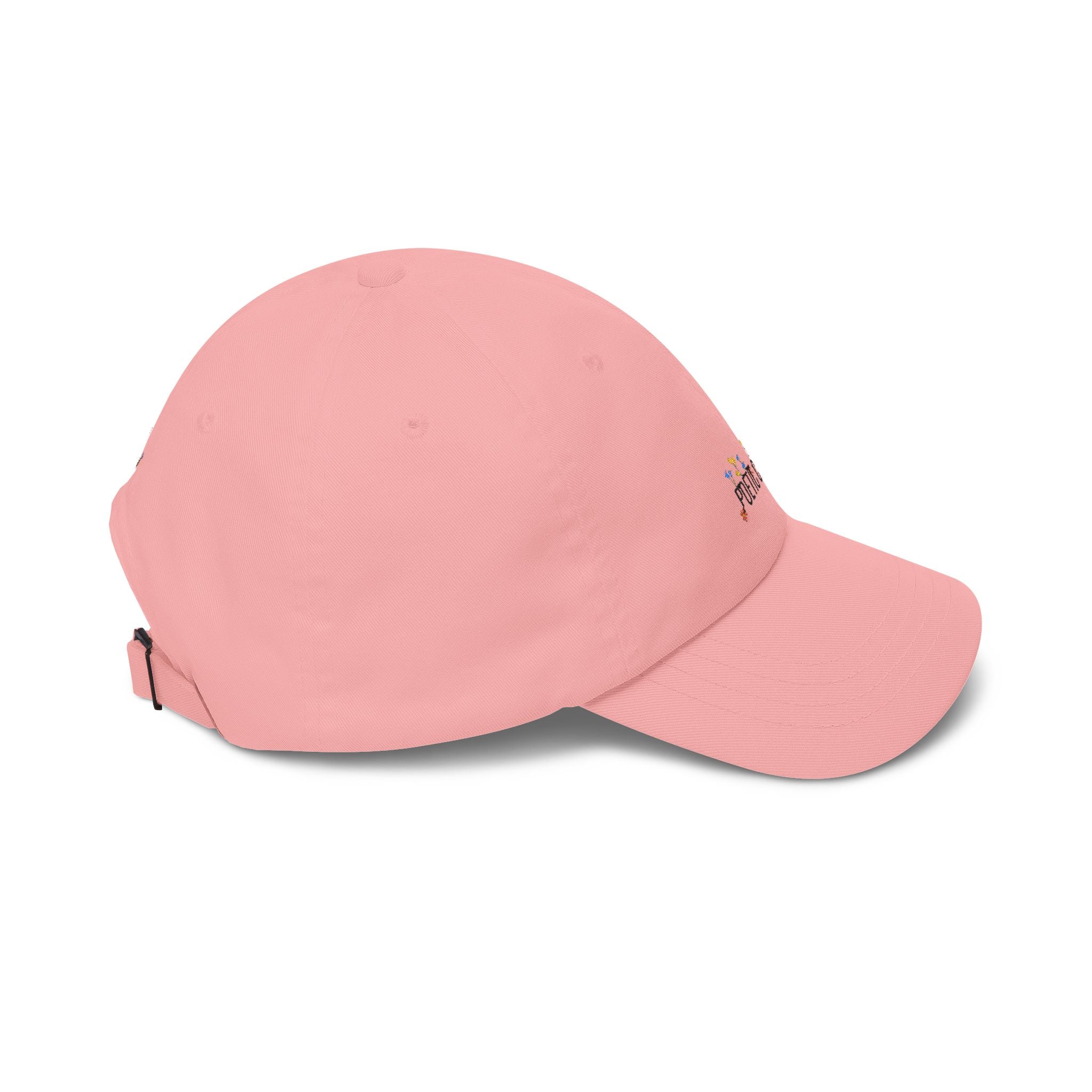 Dad Cap — "Poetic Chaos" Embroidered Floral Dad Hat