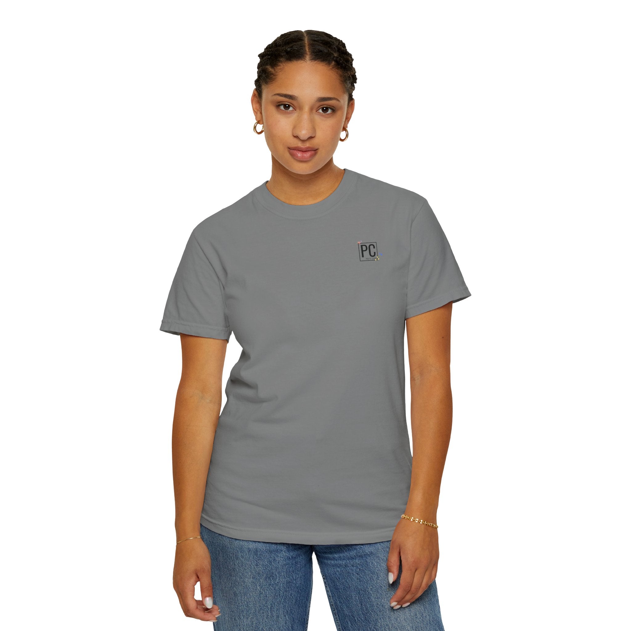 Poetic Chaos Logo T-Shirt — floral design