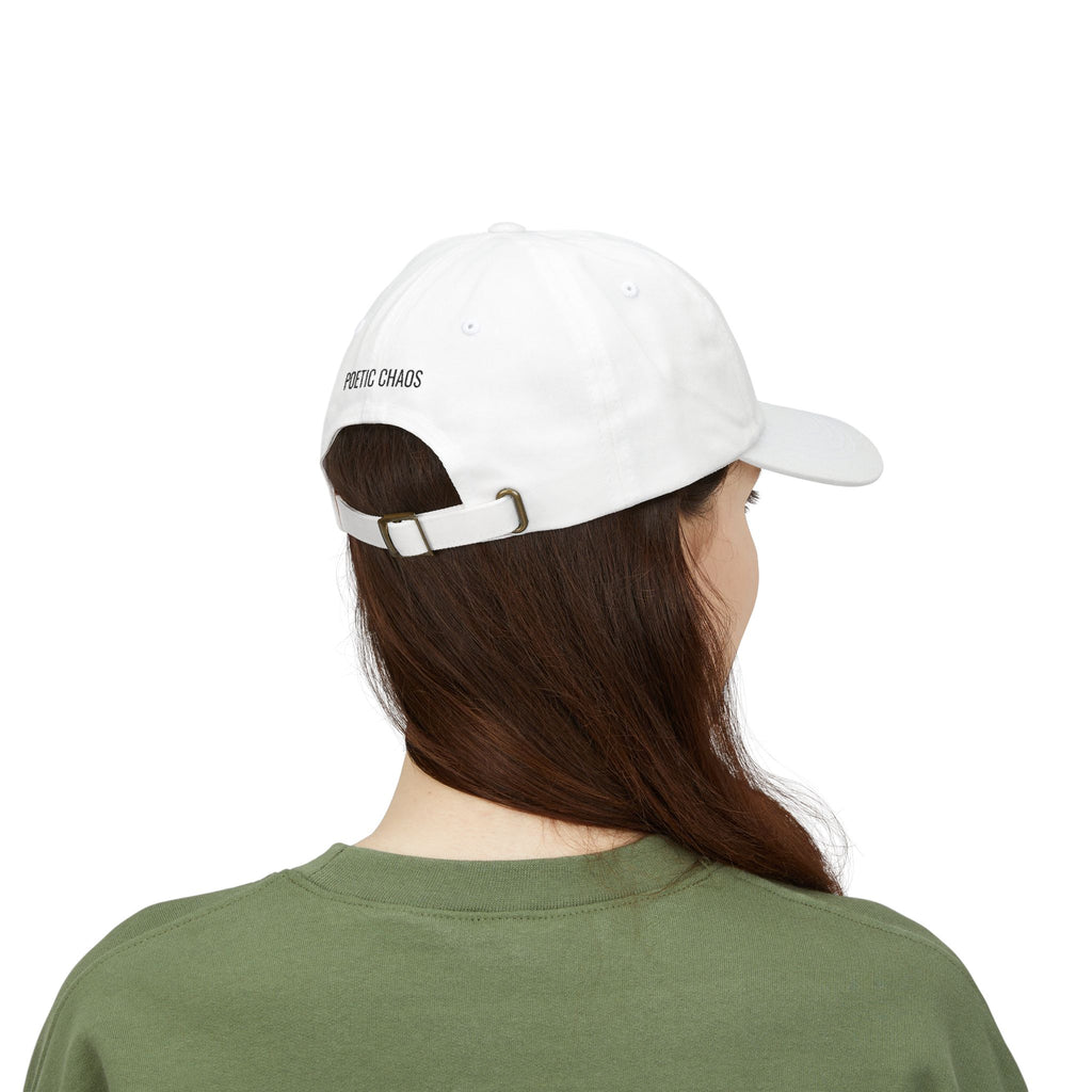 Poetic Chaos Classic Dad Cap — Minimal PC Logo Baseball Hat