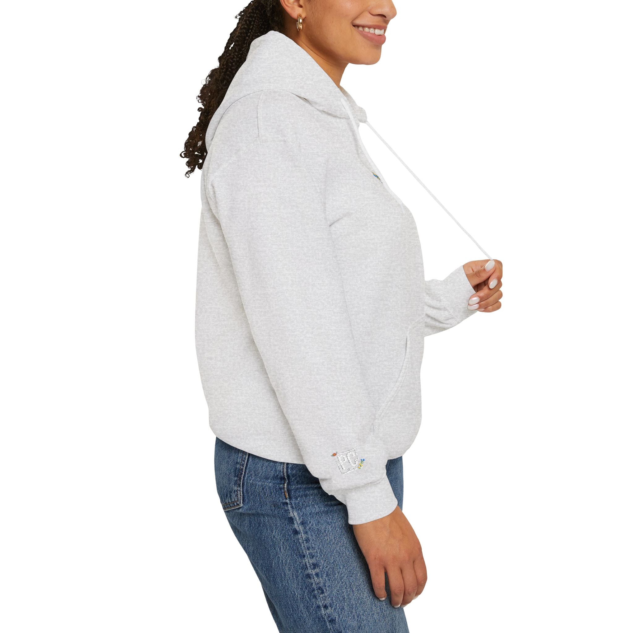 Poetic Chaos Embroided Floral Hoodie