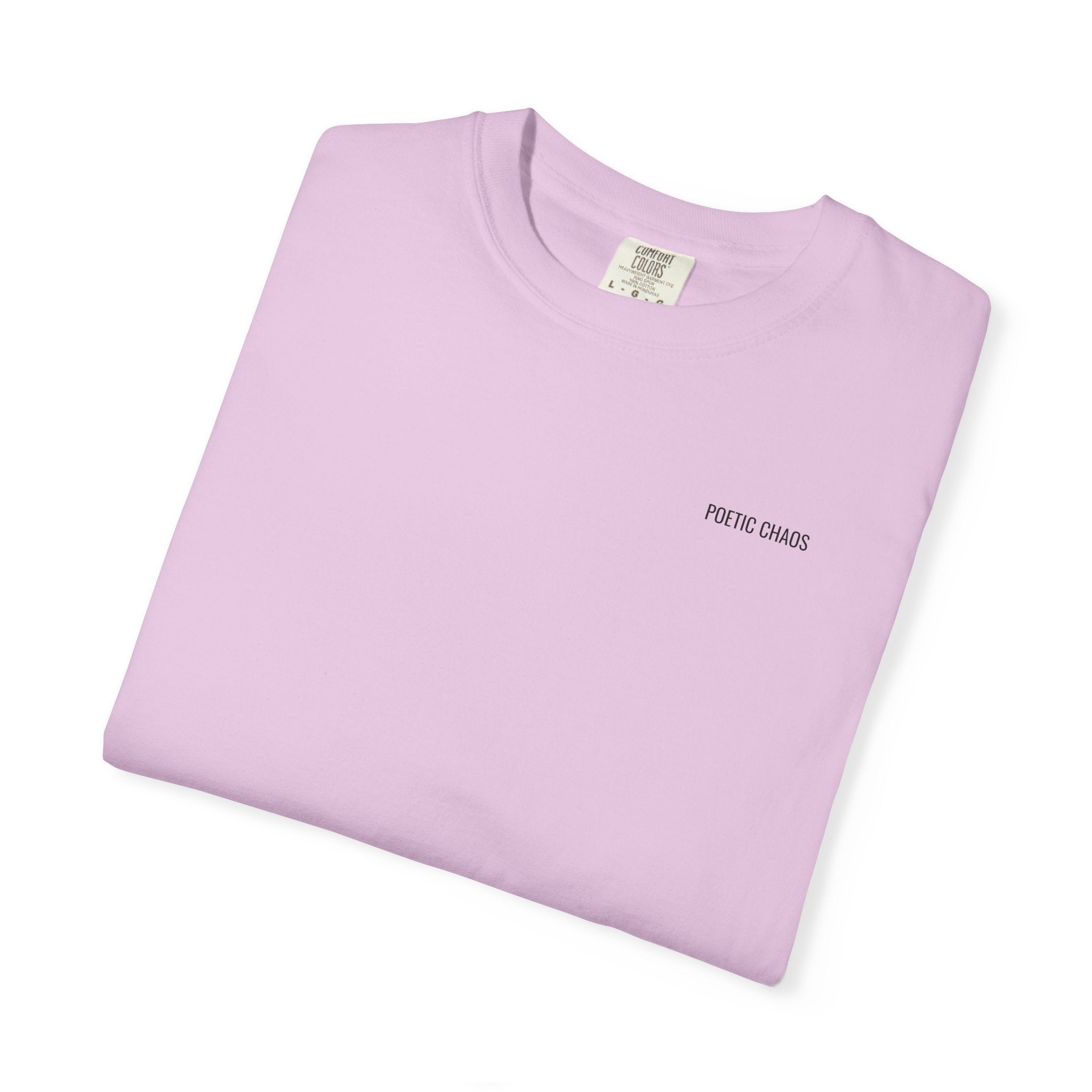 Poetic Chaos minimal t-shirt