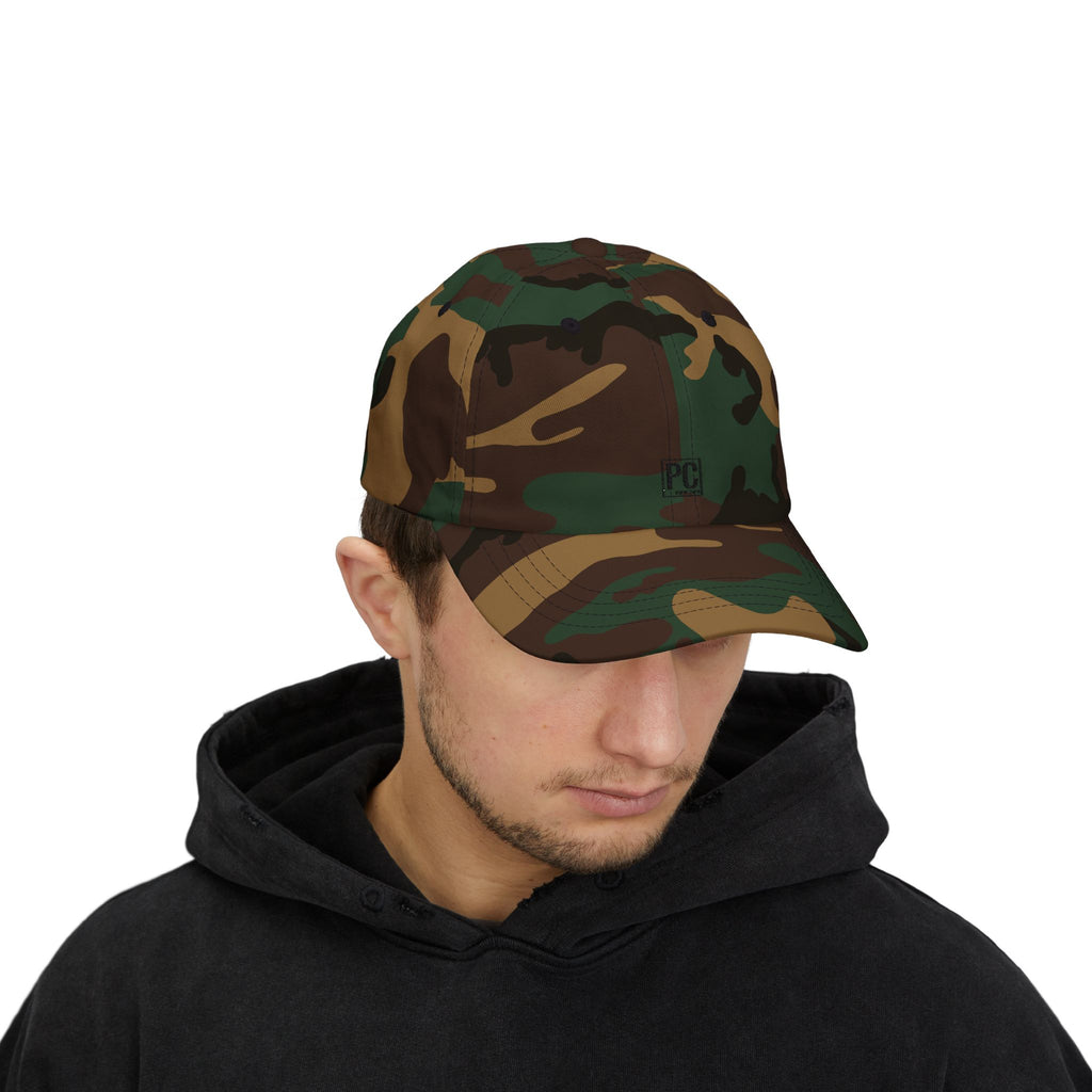 Poetic Chaos Classic Dad Cap — Minimal PC Logo Baseball Hat