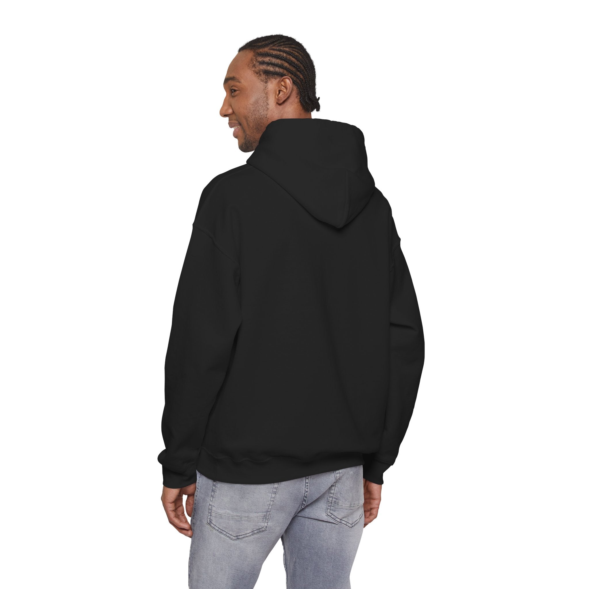 Poetic Chaos Hoodie — Minimal Black Streetwear Pullover white label