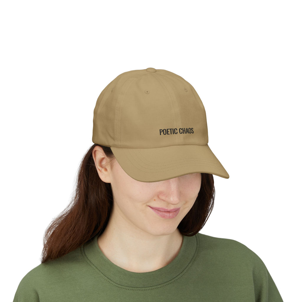 Poetic Chaos Dad Cap - Minimal Embroidered Baseball Hat