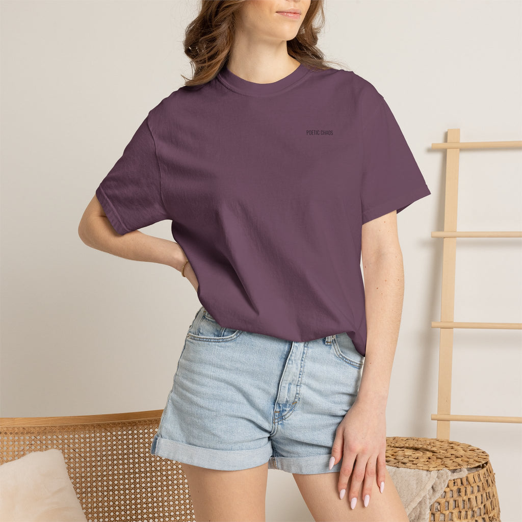 Poetic Chaos minimal t-shirt