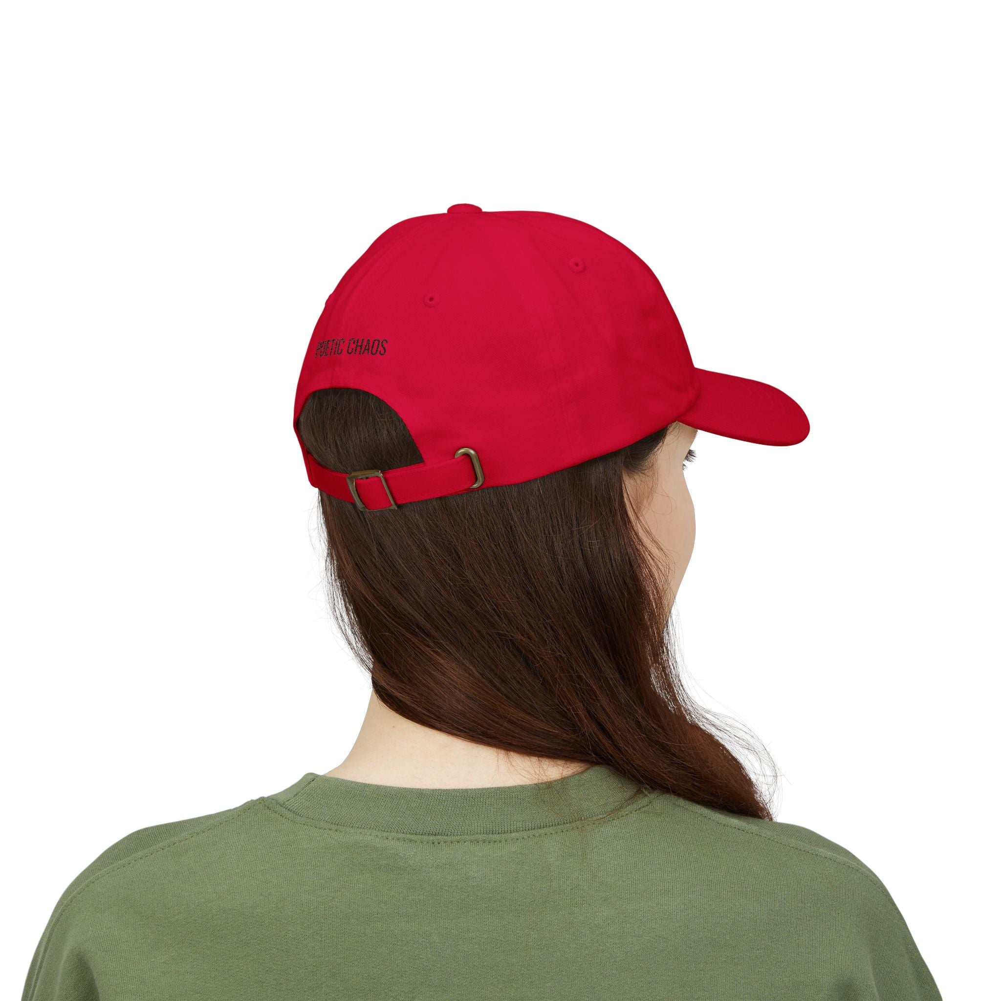 Poetic Chaos Classic Dad Cap — Minimal PC Logo Baseball Hat