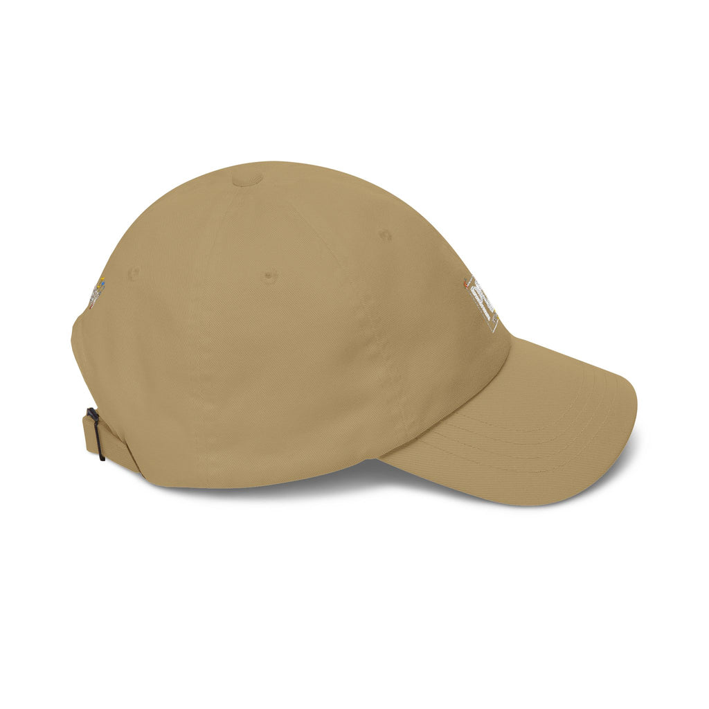 Poetic Chaos Dad Cap white Floral logo Embroidered Baseball Hat