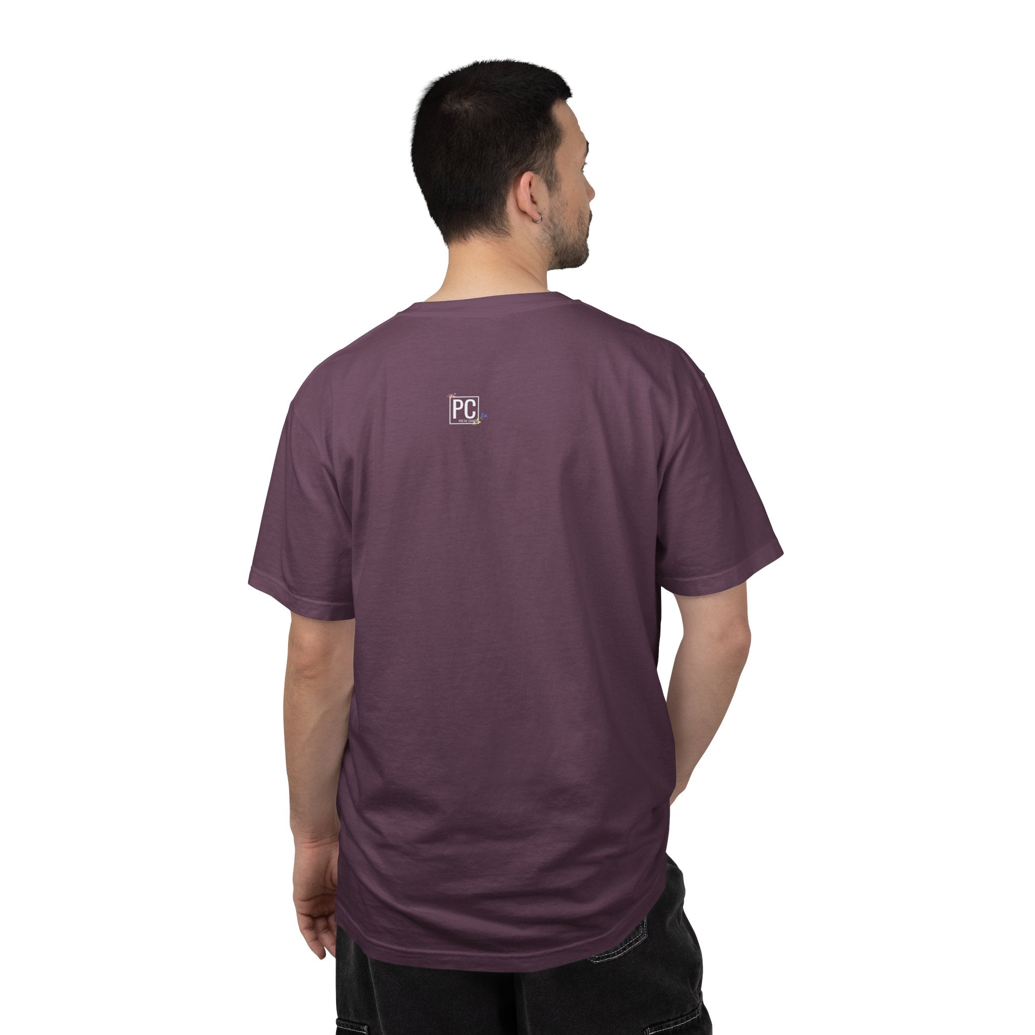 Poetic chaos minimal t-shirts floral white label