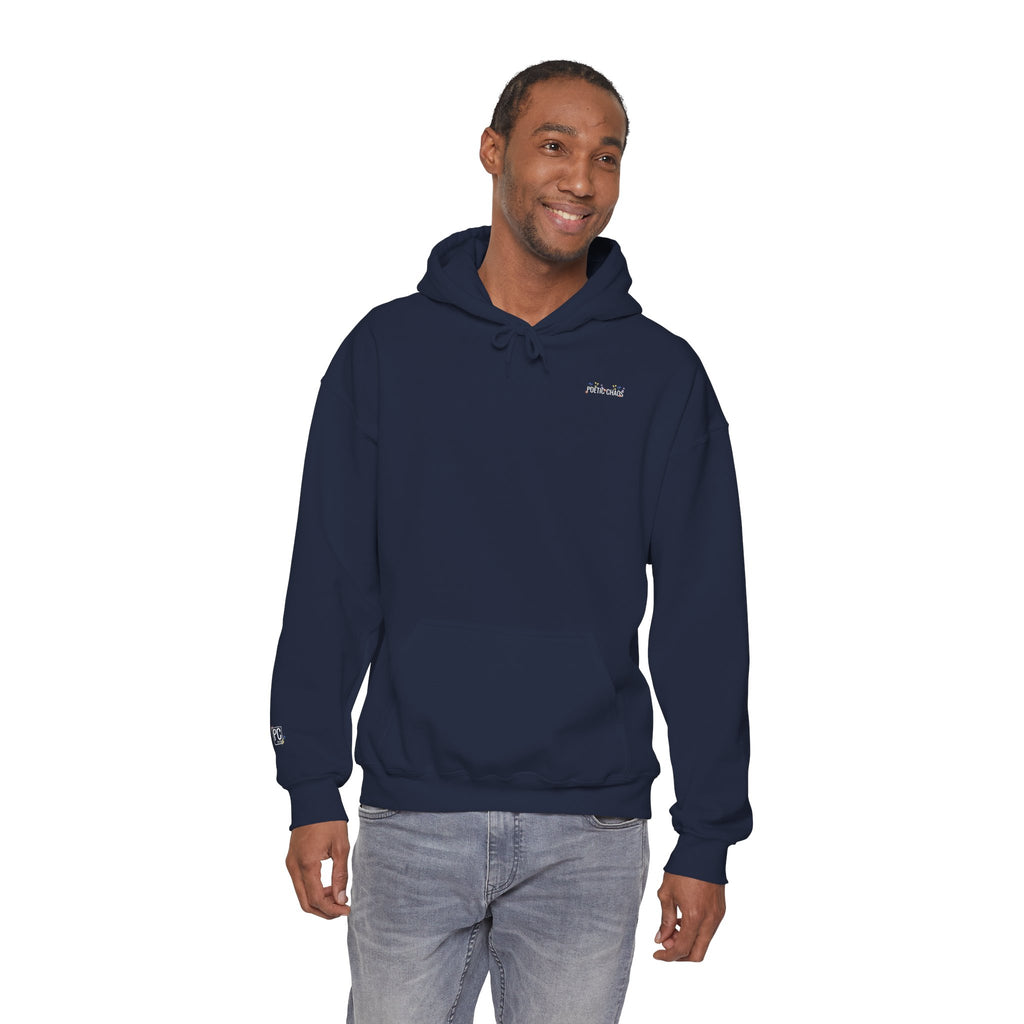 Poetic Chaos Pullover Hoodie Floral White Logo