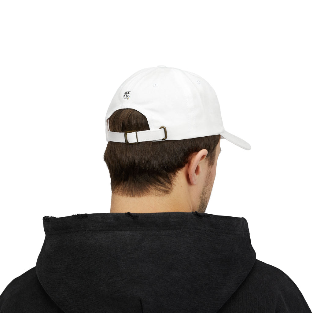 Dad Cap — "Poetic Chaos" Embroidered Floral Dad Hat