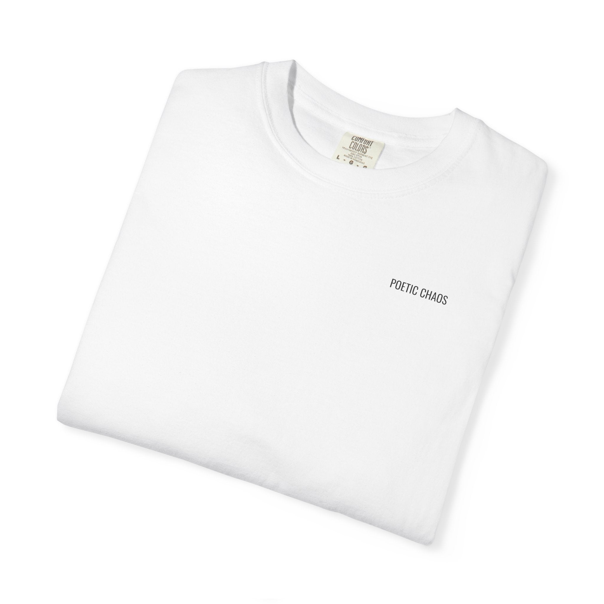 Poetic Chaos minimal t-shirt