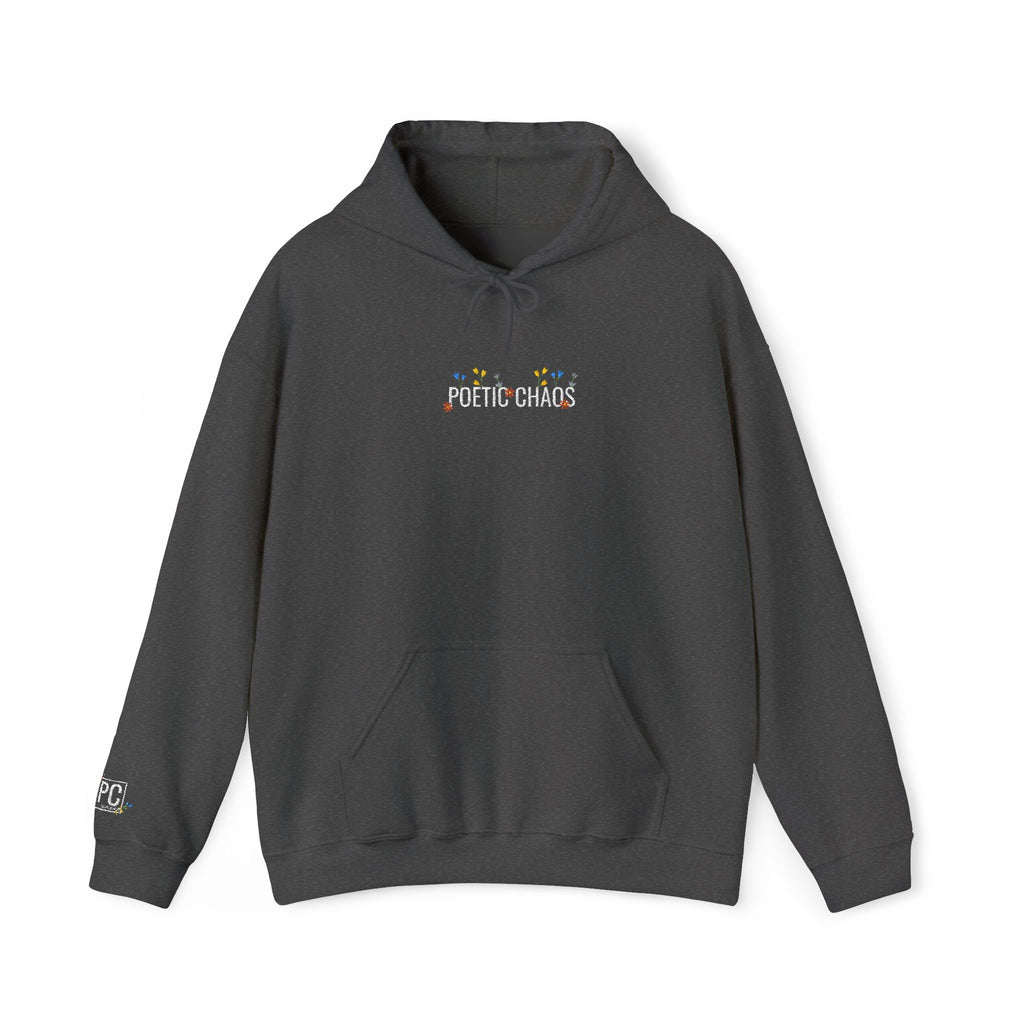 Poetic Chaos Embroided Floral Hoodie