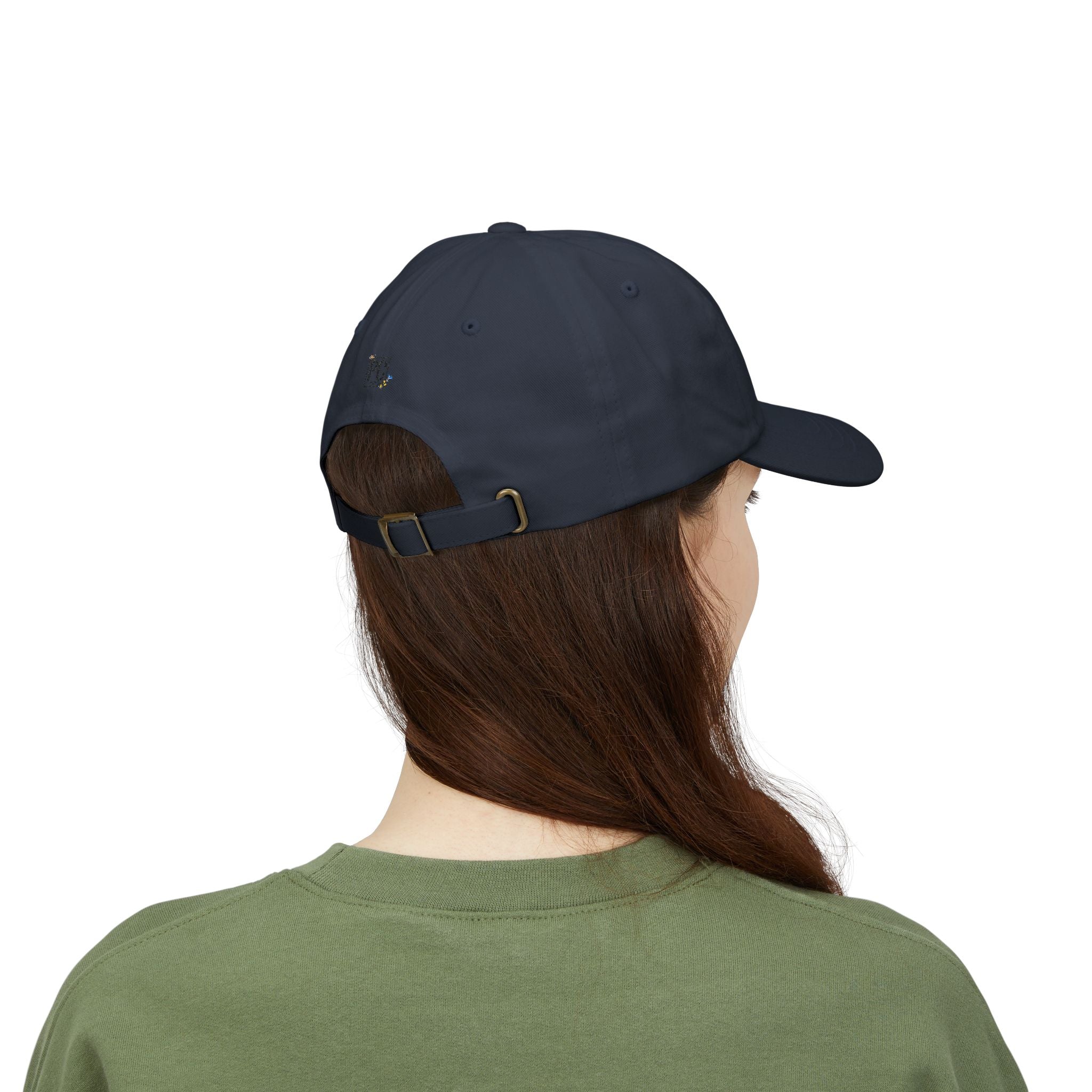 Dad Cap — "Poetic Chaos" Embroidered Floral Dad Hat