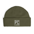 Poetic Chaos white PC Logo Cuff Beanie