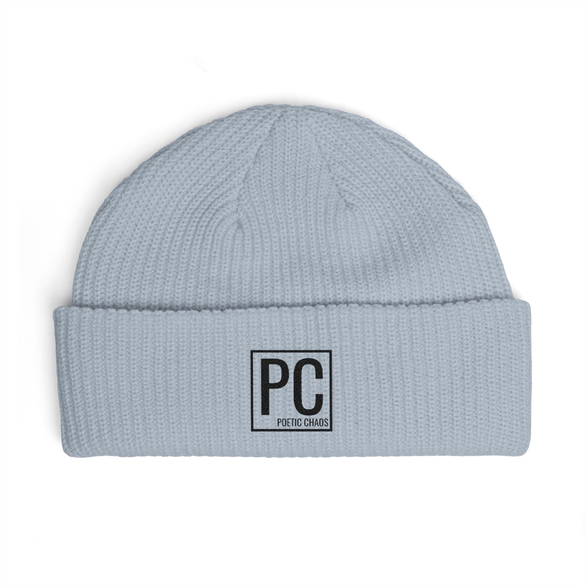 PC Logo Cuff Beanie — Knit Winter Hat with Embroidered Patch
