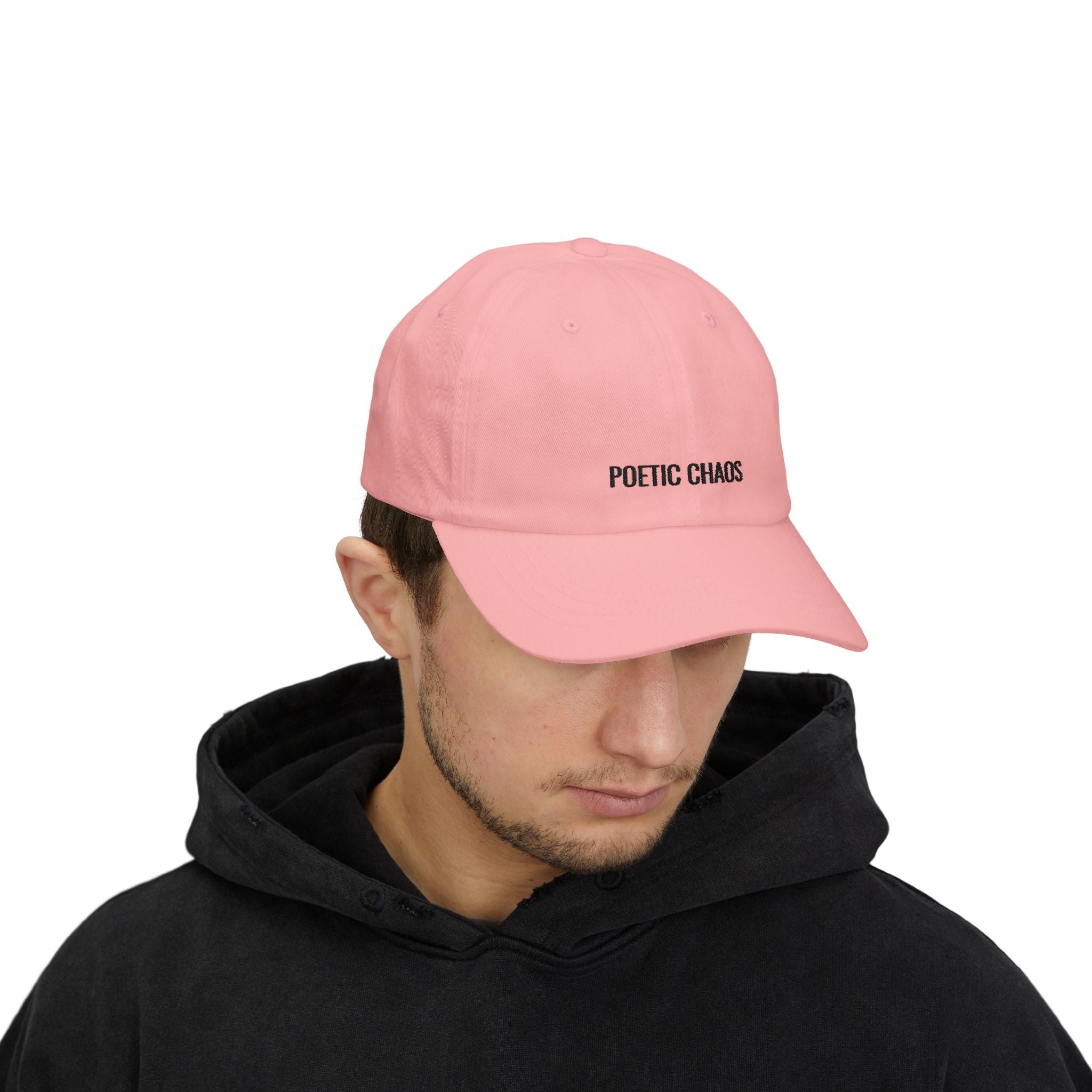 Poetic Chaos Dad Cap - Minimal Embroidered Baseball Hat