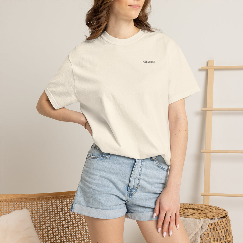 Poetic Chaos minimal t-shirt