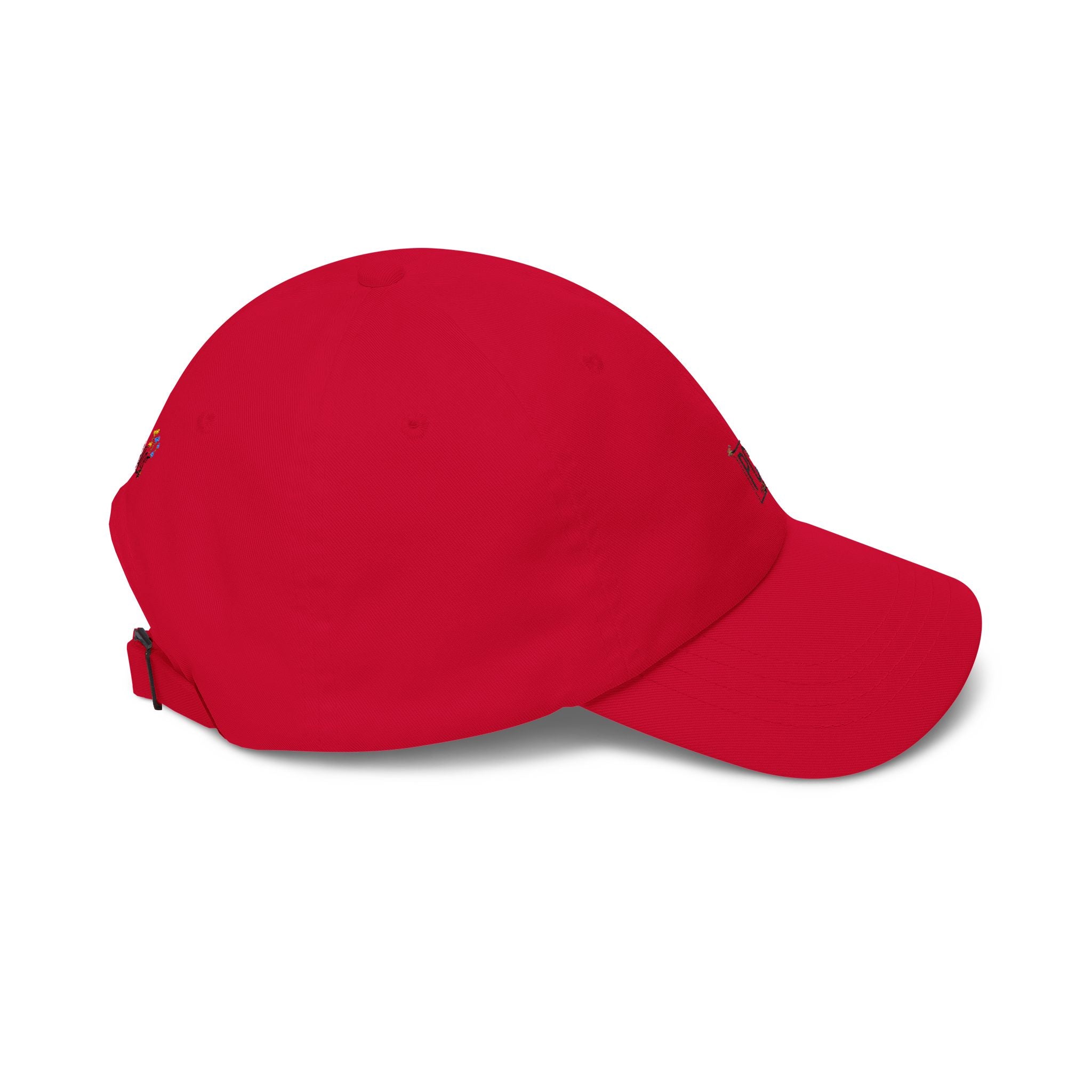 Dad Cap — 'PC' floral Logo & "Poetic Chaos" Embroidered Casual Baseball Hat