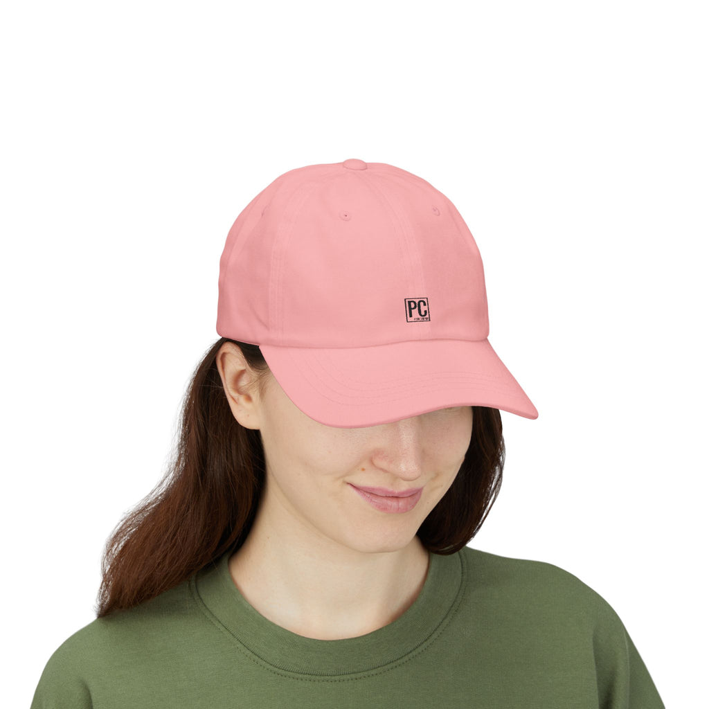 Poetic Chaos Classic Dad Cap — Minimal PC Logo Baseball Hat