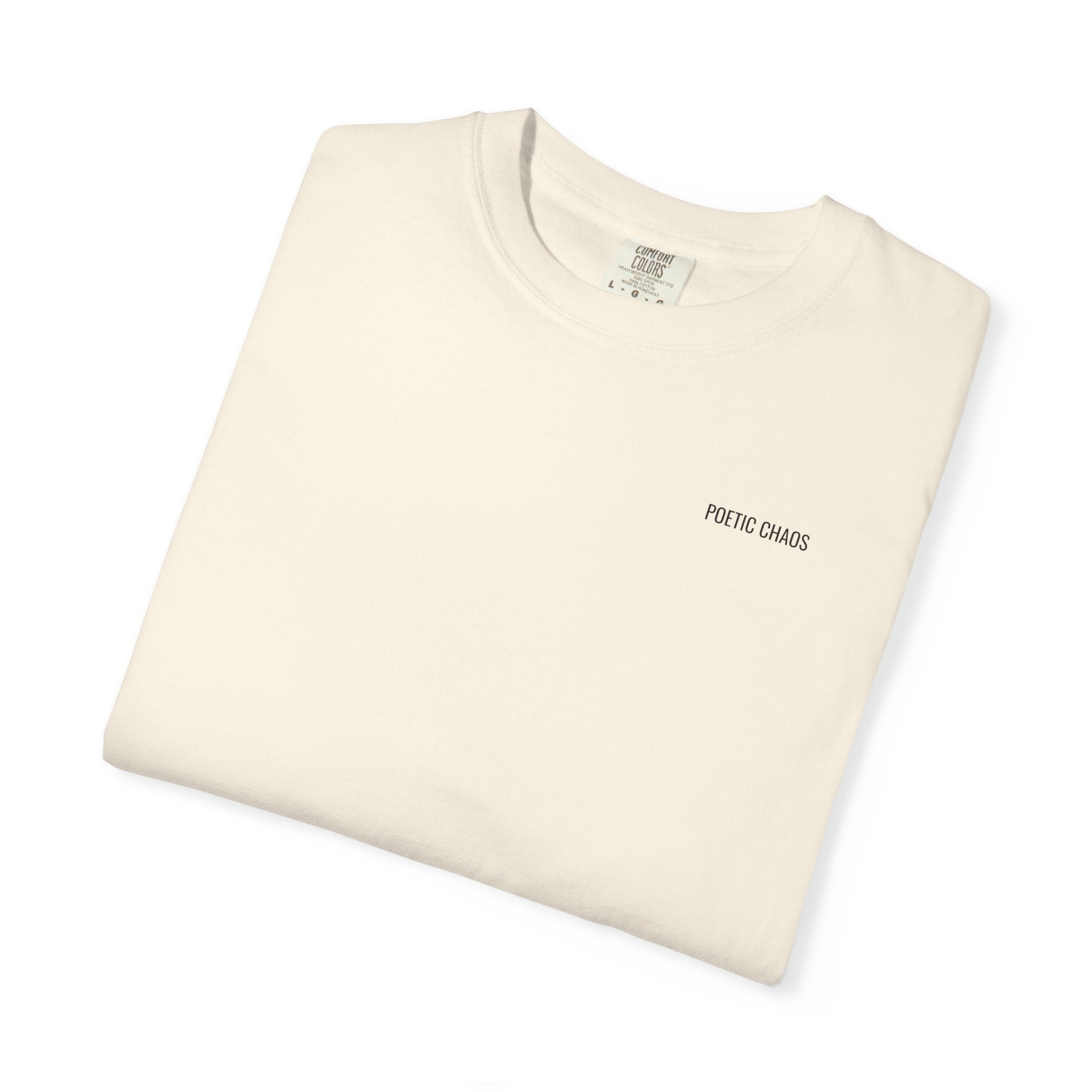 Poetic Chaos minimal t-shirt