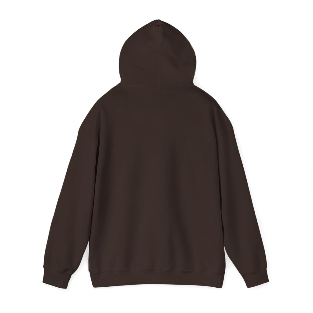 Poetic Chaos Minimalist Hoodie — Small Chest Text Pullover