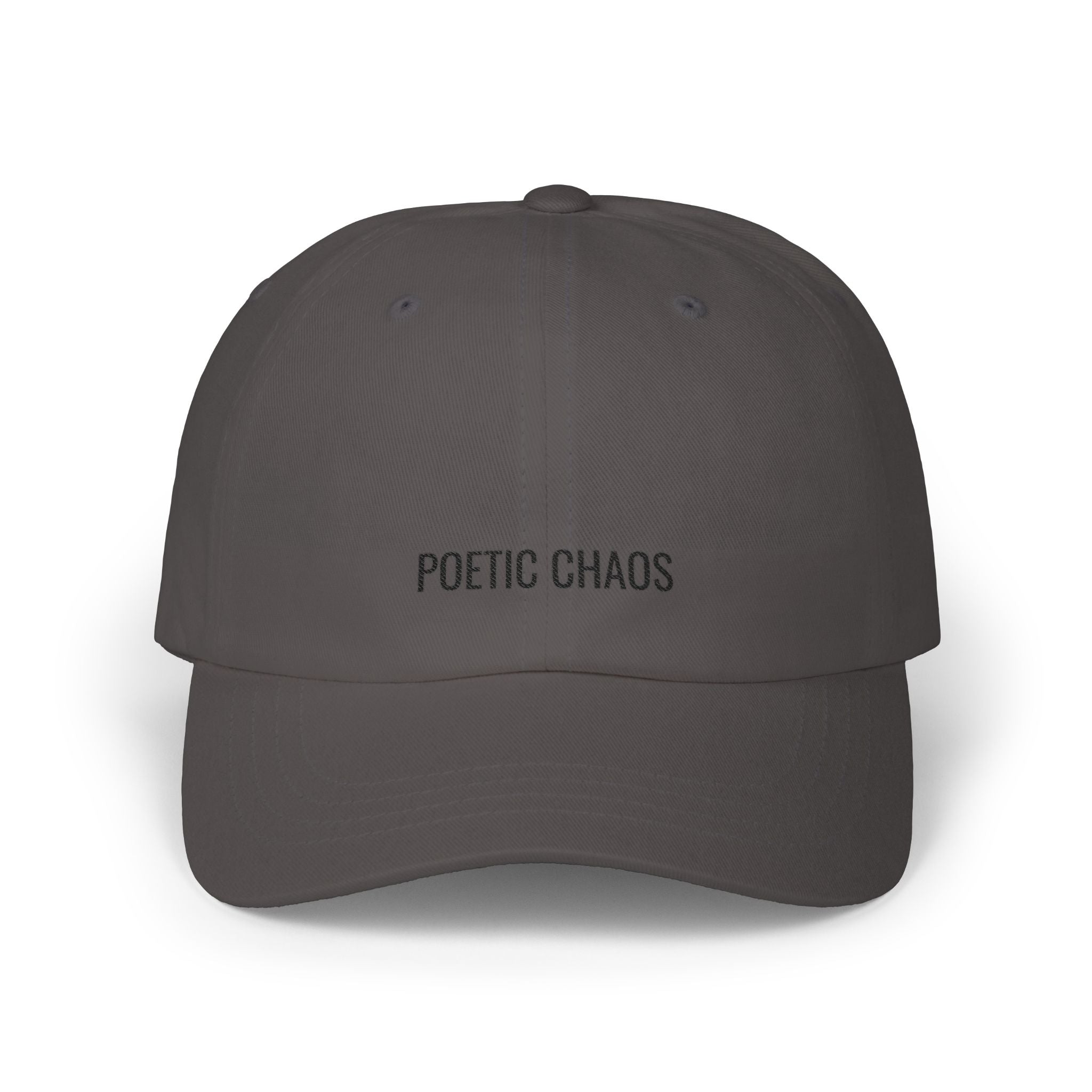 Poetic Chaos Dad Cap - Minimal Embroidered Baseball Hat