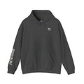 Poetic Chaos Sleeve Hoodie – Minimal white floral Logo Pullover