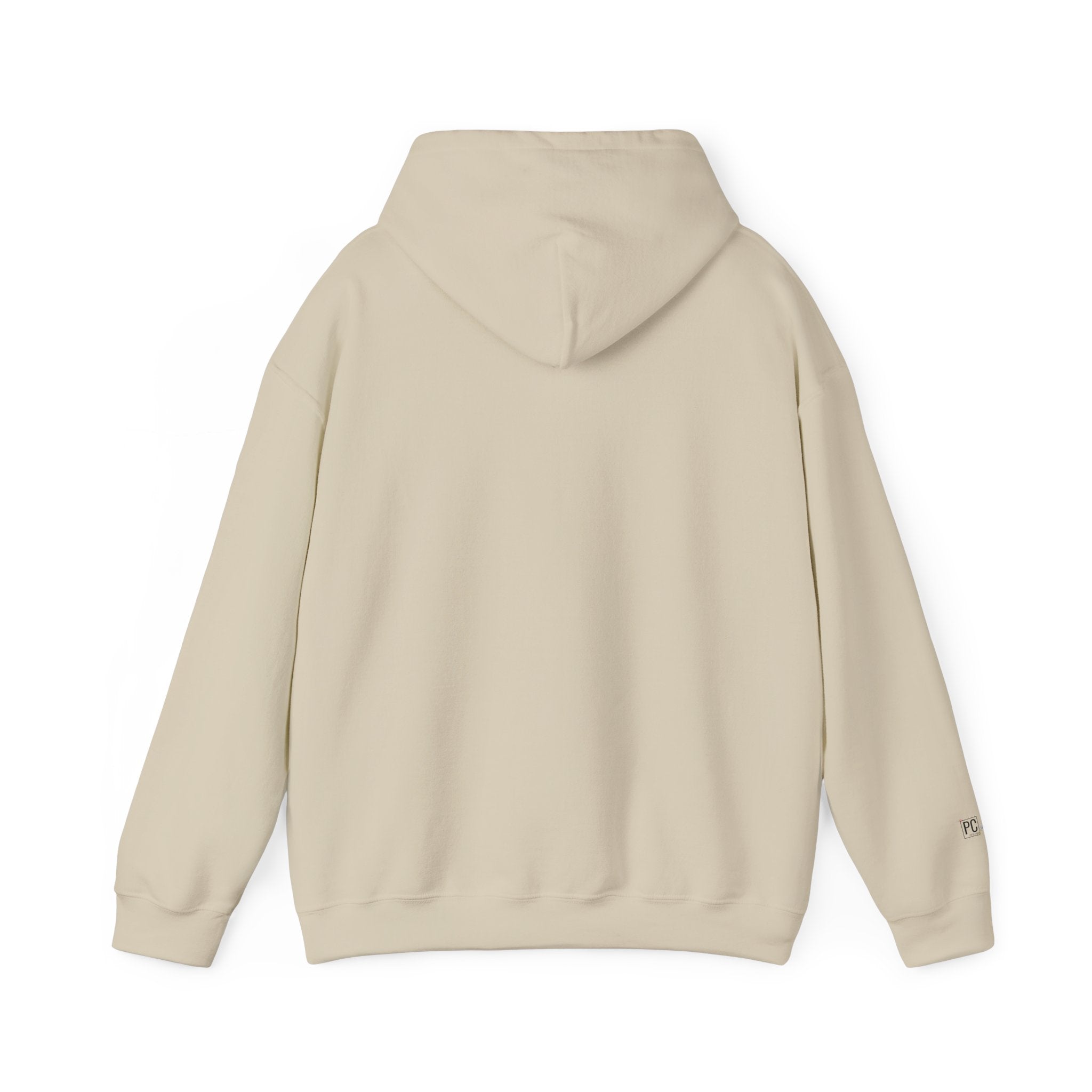 Minimalist 'Pale Chaos' Hoodie – Subtle Text floral Logo Pullover