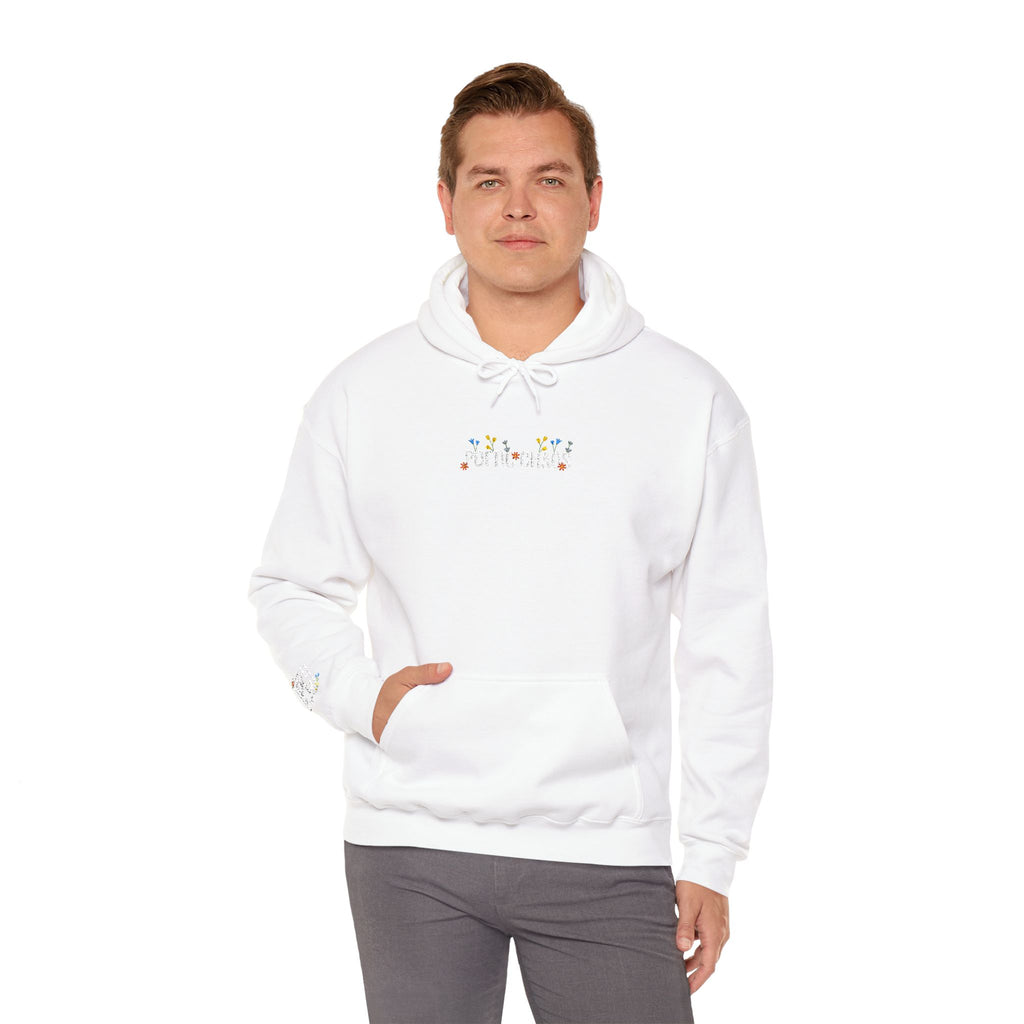 Poetic Chaos Embroided Floral Hoodie