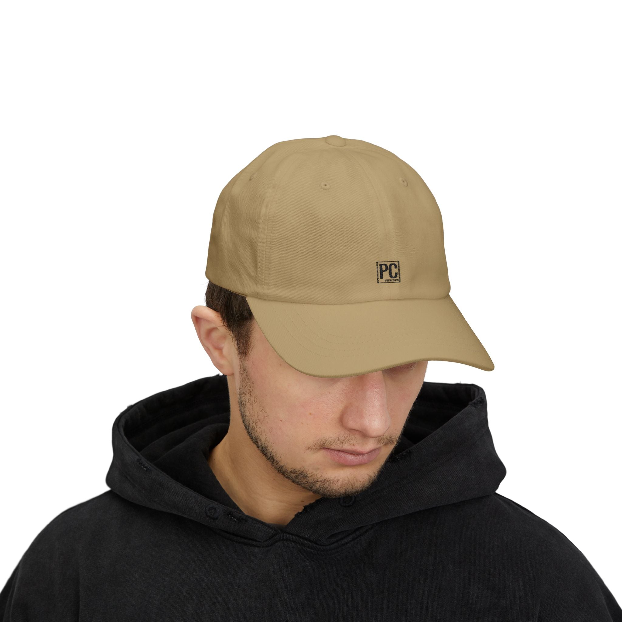 Poetic Chaos Classic Dad Cap — Minimal PC Logo Baseball Hat