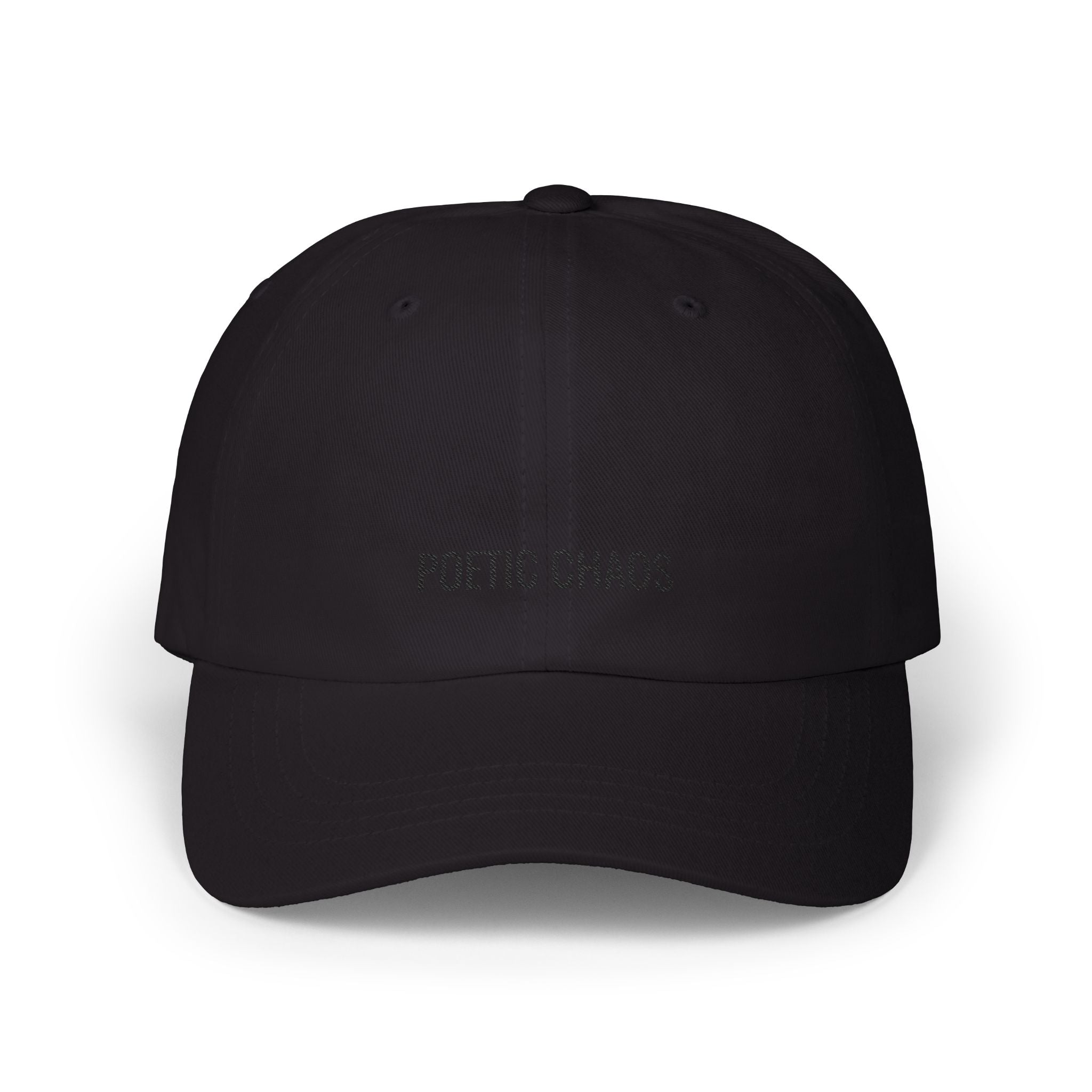Poetic Chaos Dad Cap - Minimal Embroidered Baseball Hat