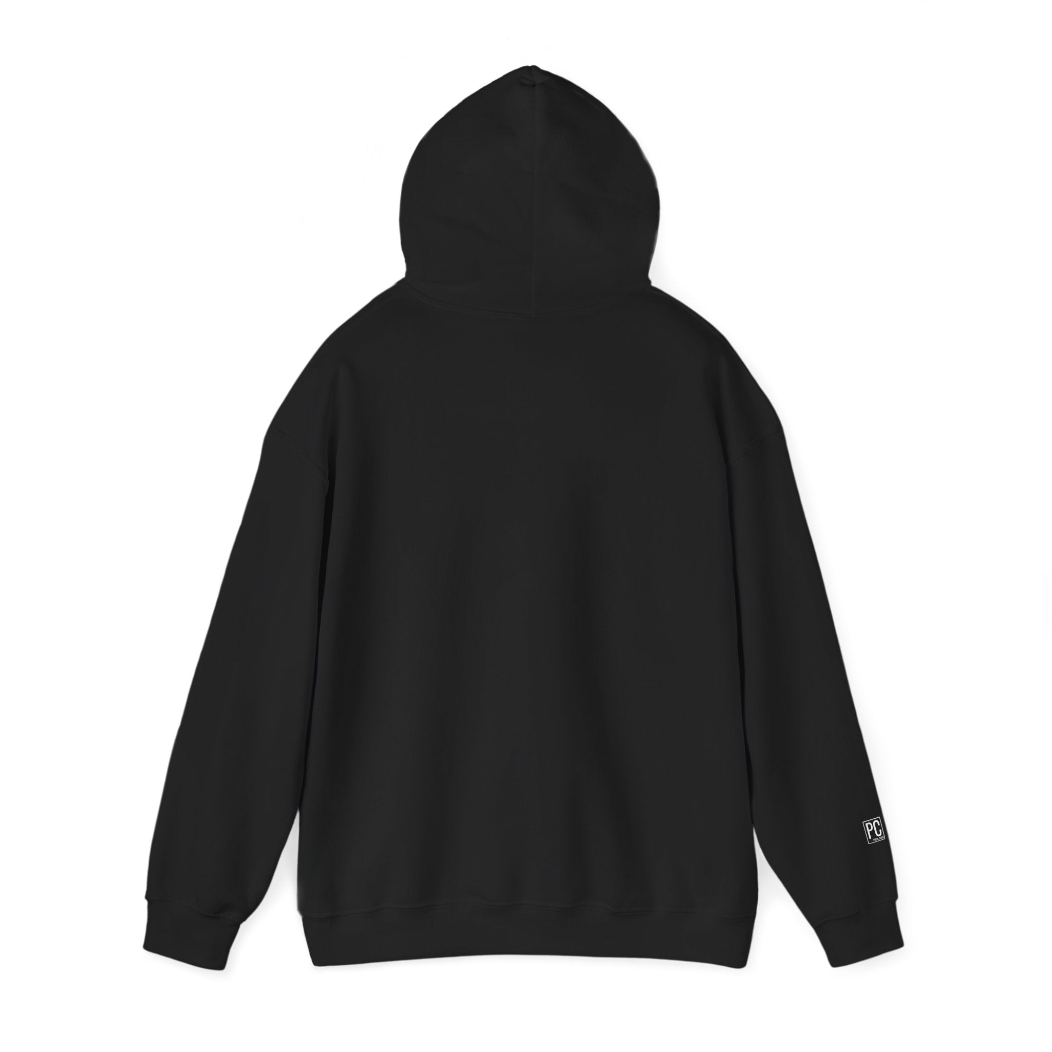 Poetic Chaos Hoodie — Minimal Black Streetwear Pullover white label