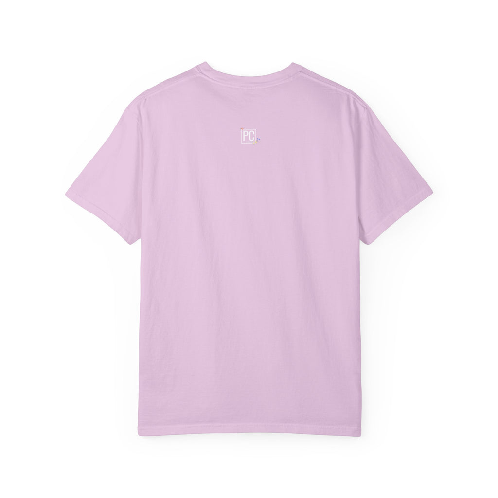 Poetic chaos minimal t-shirts floral white label