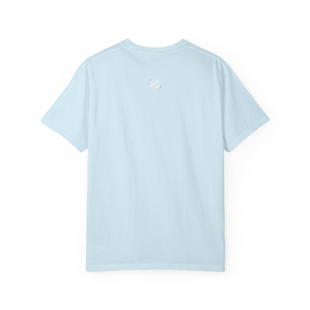 Poetic chaos minimal t-shirts floral white label