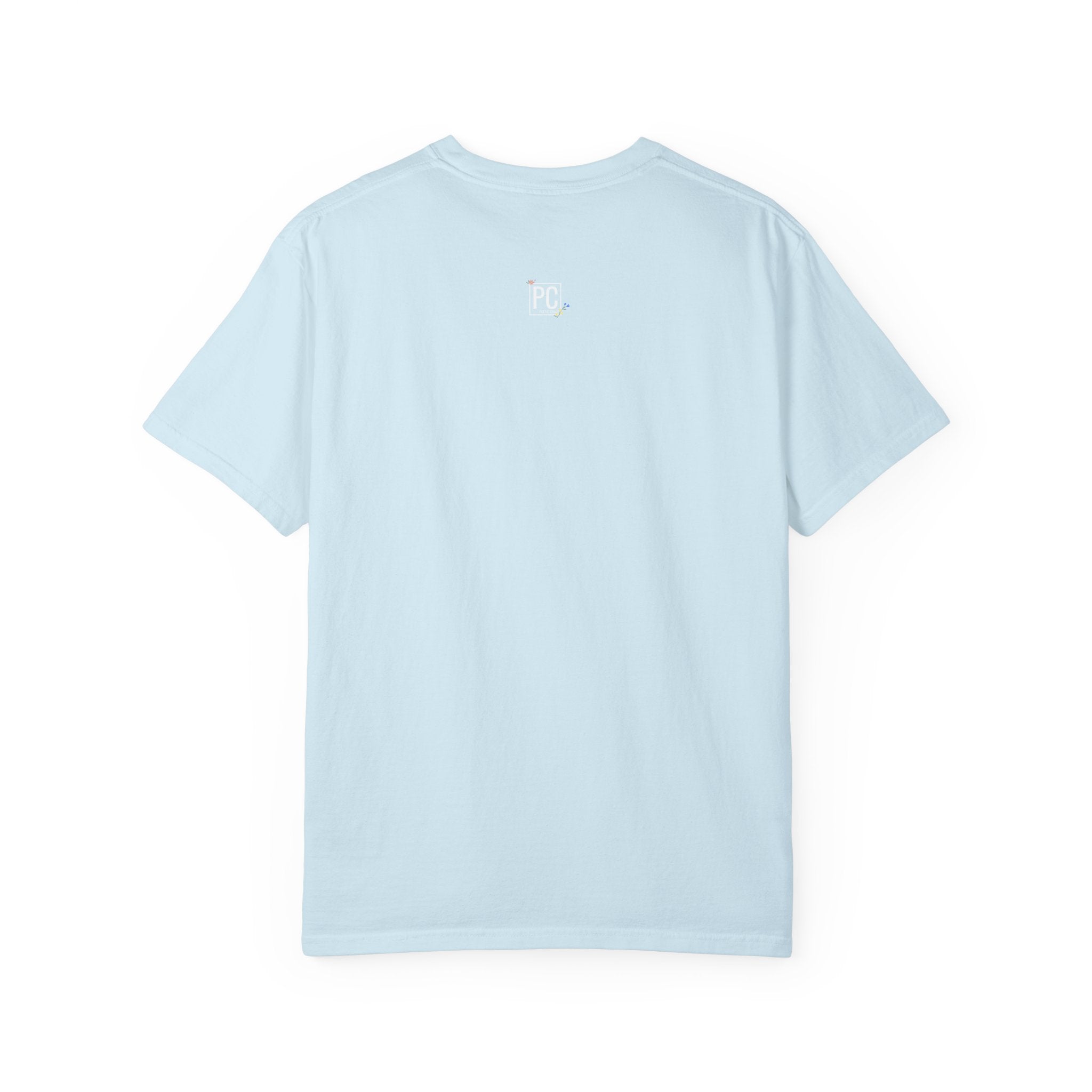 Poetic chaos minimal t-shirts floral white label