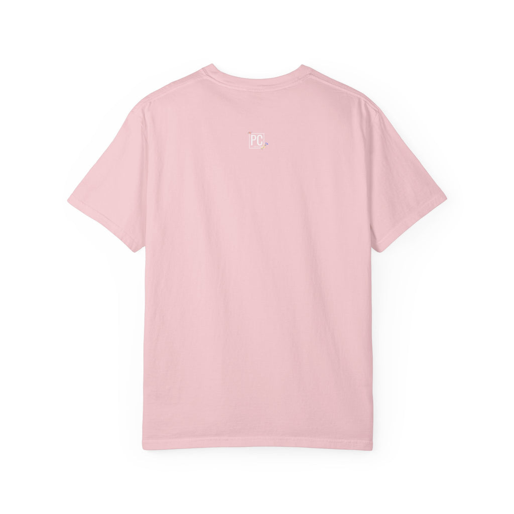 Poetic chaos minimal t-shirts floral white label