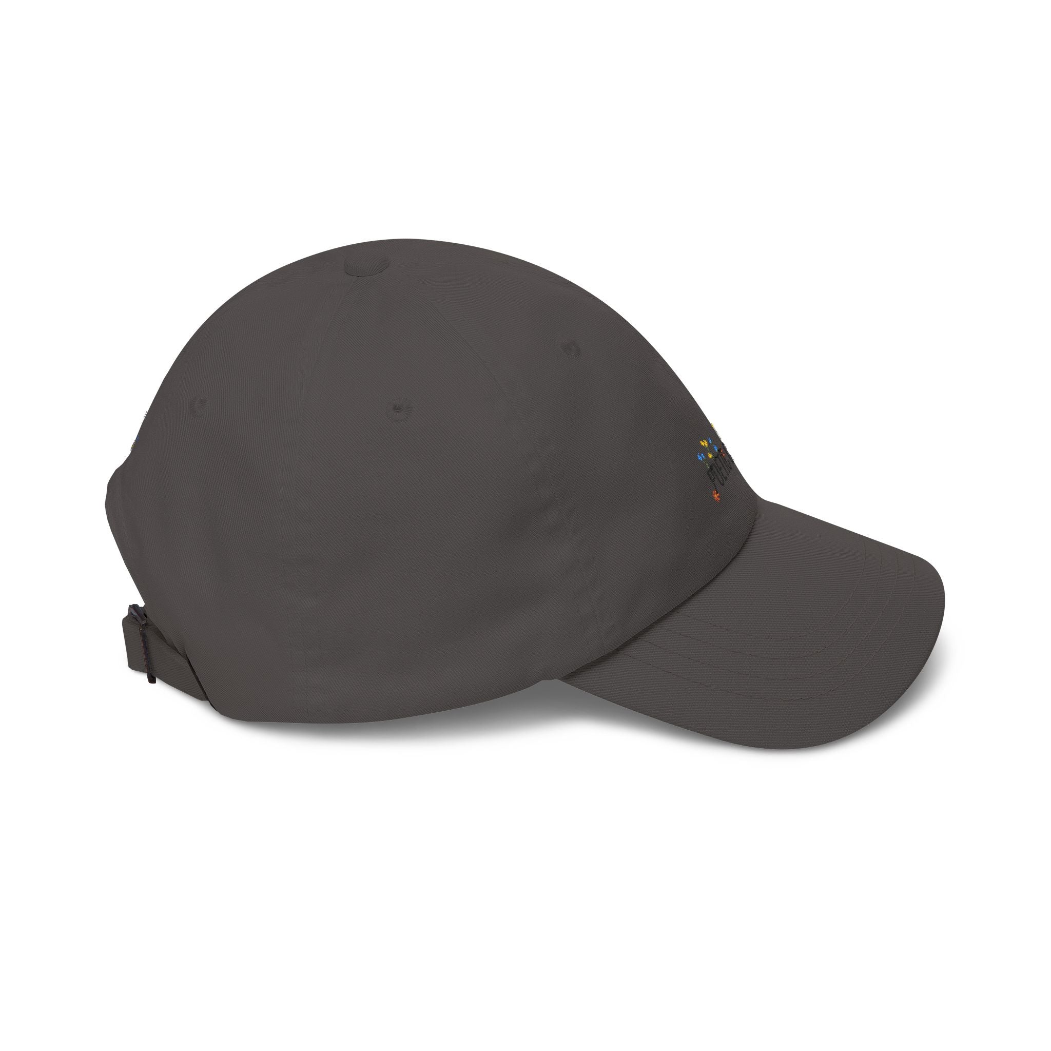 Dad Cap — "Poetic Chaos" Embroidered Floral Dad Hat